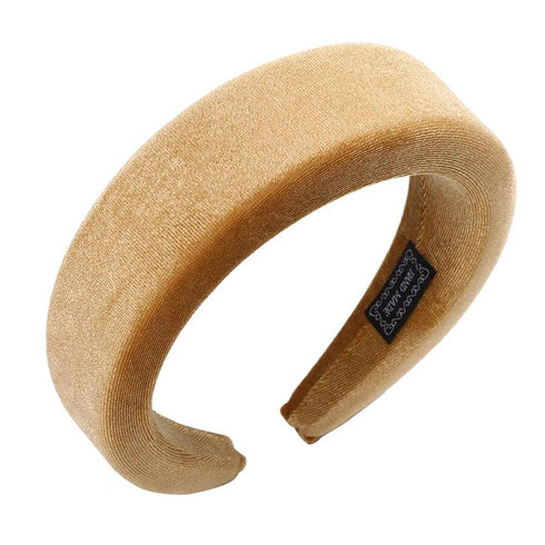 Serre-tête en velours rembourré Pippa